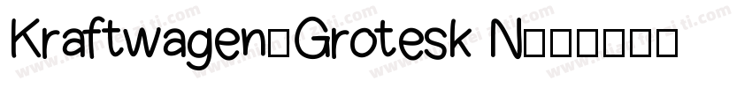 Kraftwagen-Grotesk N字体转换